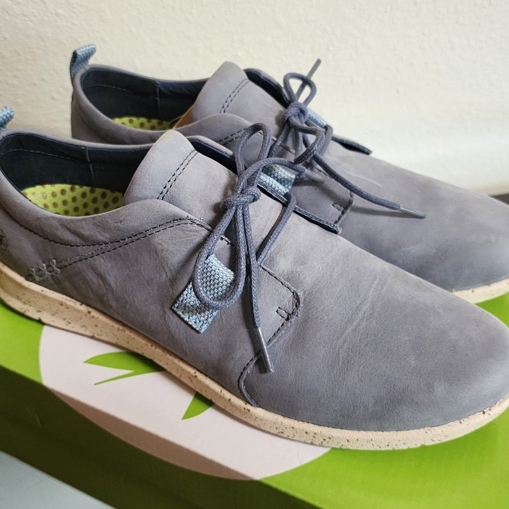 SuperFeet 'Birch' leather sneaker - Folkstone Gray